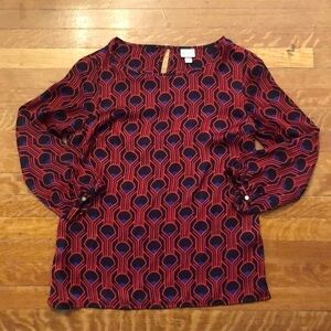 MERONA silky pajama style blouse.